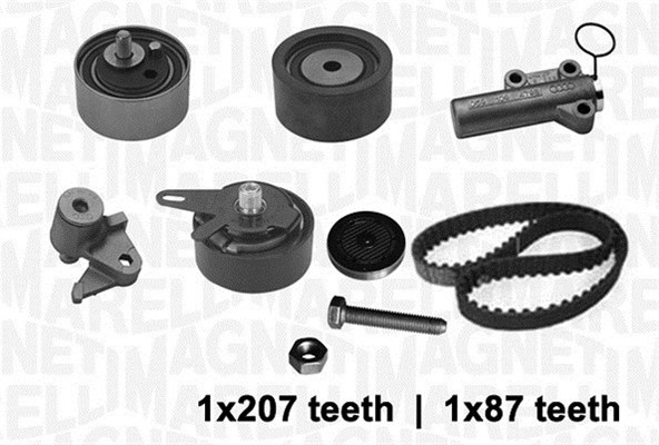 341305210000, Timing Belt Kit, MAGNETI MARELLI, 1987948026, 27302, 30927302, 530036510, 530053910, 5570375, 864729046, BKCD0634, CT1015K2, F914446V, K025557XS, K2G1565H, KCD0634, KD45748, KH336, KT1393, KTB609, QBK634, RR1113K1, RS1352, SK-1621, VKMA01952, 1987948152, RR1116K2, 1987948596, 1987948598