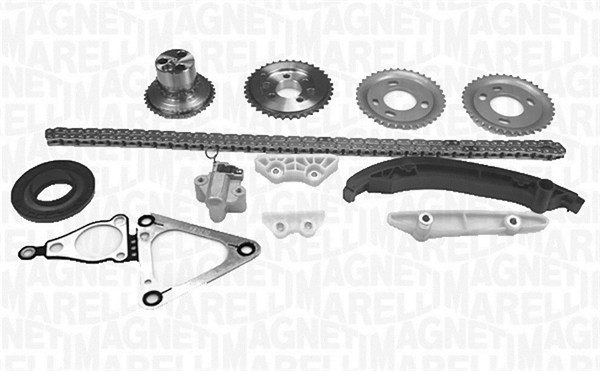 341500000880, Steuerkettensatz, MAGNETI MARELLI, 1096220, 1099793, 1102610, 1102637, 1102645, 1108513, 1110470, 1112292, 1128947, 1221119, 1253974, 1372841, 1576366, 1704049, 1704066, 1704089, 1920072, 172446, 553038210, 711473, 909056, CH043, KC1095, KCA090, LKTC130, TC2365FK, TCK130, TCK138, VKML84006, 40428