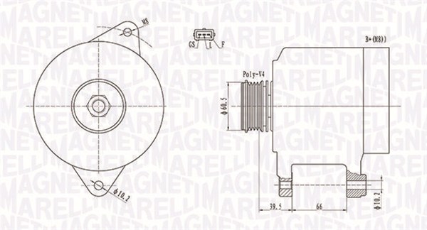 063731522010, Alternator, MAGNETI MARELLI, 37300-38310, 3730038400, 8602002, A003TA5491, 8603390, A003TA5492, A003TA7791, A003TA7791K1, A003TB0291, A003TB4191, A3TA5491, A3TA5492, A3TA7791, A3TA7791K1, A3TB0291, A3TB4191, M00D343416, M00D358421, M00D358607, M00D360635, M00D374904, MD343416, MD358421, MD358607, MD360635, MD374904, X00D358597, XD358597, 0986049940, 20130174
