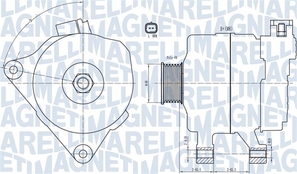 063731687010, Lichtmaschine, MAGNETI MARELLI, 5702A2, 9642879480, A005TA6292, 5702C8, A005TA6292C, 57056C, A005TA6292F, 57058A, A005TA6292G, 5705AP, A005TA6292ZEB, 5705GZ, A5TA6292, 9638543580, A5TA6292C, 9638544180, A5TA6292F, 9656955880, A5TA6292G, 9665577480, A5TA6292ZEB, 0986049690, 210396, 229123702, 2542427, 28-4958, 301687RI, 501-02754, 8EL738035-001, 934044