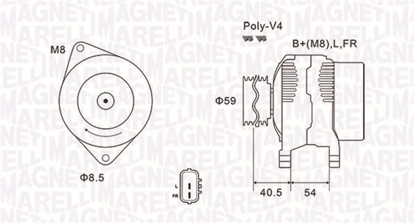 063731927010, Generátor, Generátor, MAGNETI MARELLI, 37300-23650, 3730023650, A0002608371, 37300-26100, 12060902, 155563090, 210652, 224197902, 2655635, 28-5663, 301927RI, 8EL738211-861, 9090539, A0002655635, AEK3052, CAL32129, LEA0659, 301927RIV, 600162, 9090594, CA1927IR, LRA03052