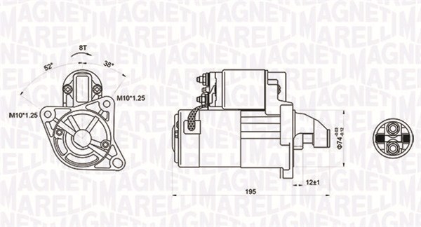 063721136010, Starter, MAGNETI MARELLI, BPD418400, M000T80081, BPD4-18-400, M0T80081, BPD418400A, BPD4-18-400A, BPD418400B, 0986020731, 140520083, 201136, 252193, 324028082, 458326, 6035109.0, 8EA737545-001, 913723, CST35109, JS1136, LRS01361, 140520083130, 25-2193, 6035109.1, 986020731, CST35109AS, 140520083138