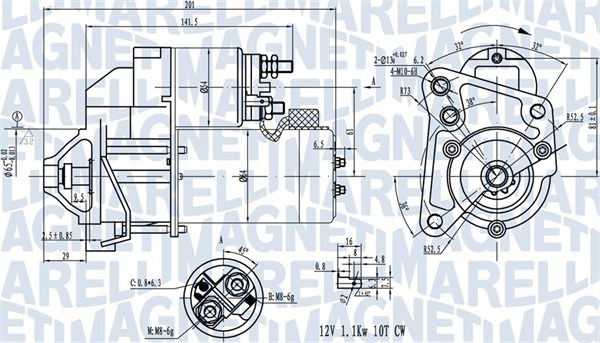063720681010, Anlasser, Starter, MAGNETI MARELLI, 7700100647, 8111701, 7700352049, 7700796488, 7700853827, 7700854955, 7700865719, 7700871057, 7701351390, 7701351772, 7701352049, 7701353827, 7701499609, 7711134260, 0001107036, 103345, 10681, 20513048, 220045, 251281, 330009102, 432590, 570518104, 6015102.0, 72735667, 8016401, 8EA730197-001, 910310, CS681, CST15102