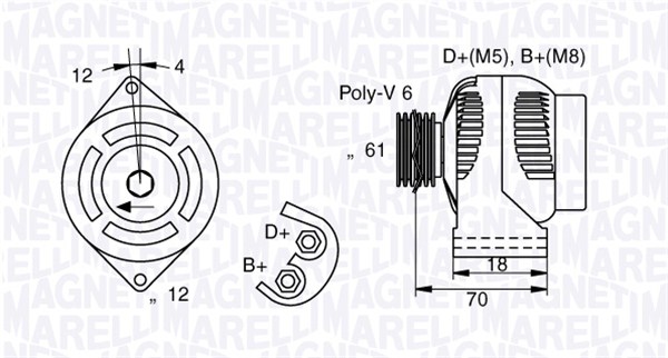 063377005010, Lichtmaschine, MAGNETI MARELLI, 31400-79J00, 71746673, 73501591, 31400-79J00-000, 71769230, 71789538, 71789539, 102211-8270, 135534140, 2281581402, 28-4926, 849164, 8EL738212-321, 930036, CAL30170, LEA1067, CA1995IR, CAL30170AS, DAN1062, LRA02808, DAN514