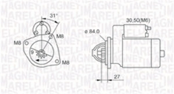 063721203010, Starter, MAGNETI MARELLI, 1541126, 500059592, 5001849990, 504086888, 500307724, 5801287850, 7700377051, 503646096, 69502571, 503646097, 69503857, 0986018950, 101203, 11018490EU, 1109306, 20401461BN, 20513043, 220156, 25-2411, 318081092, 438487, 8018490, 8EA737867-001, 910185, AEU1203, CS1203, CST10164, LES0417, 101203B, 11018950EU