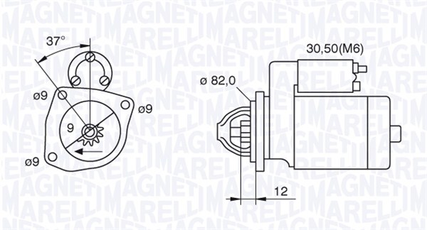 063521082040, Startér, Startér, MAGNETI MARELLI, 46830212, 0001108204, 104571, 11018450, 220155, 3014, 458264, 8018450, CS1212, CST10358AS, IS0996, 0001108247, 458585, 0986018450