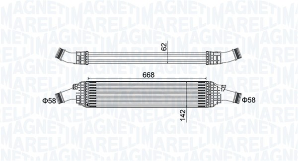 351319204820, Chladič turba, Chladič turba, MAGNETI MARELLI, 8K0145805G, 8K0145805P, 03004294, 0710.3111, 1.61.1250.4G, 30289, 731.012, 818601, 8ML376746-191, 96567, AI4294, CI170000P