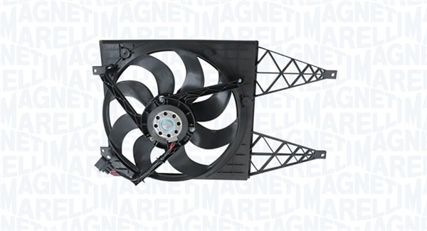 069422723010, Větrák, chlazení motoru, Větrák, chlazení motoru, MAGNETI MARELLI, 6Q0121207L, 0510.2026, 302.082, 47374, 5827747, 85797, CFF273000S, DER32015, VN7532, DER32016