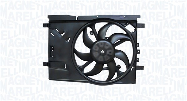 069422740010, Fan, engine cooling, MAGNETI MARELLI, 13263551, 55700341, 13263552, 13361242, 1341133, 1341390, 1341392, 1341393, 1341682, 13450415, 55702179, 55702186, 55704031, 0504.2014, 1624746, 309.227, 47235, 85563, CFF424000P, DER09058, FT7532