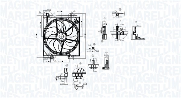 069422787010, Větrák, chlazení motoru, Větrák, chlazení motoru, MAGNETI MARELLI, 21481-4EA0A, 214814EA0B, 21481-4EA0B, 0521.2004, 1.51.12243, 320.032, 3391746, 47897, 696583, 85935, DN7536, 85946