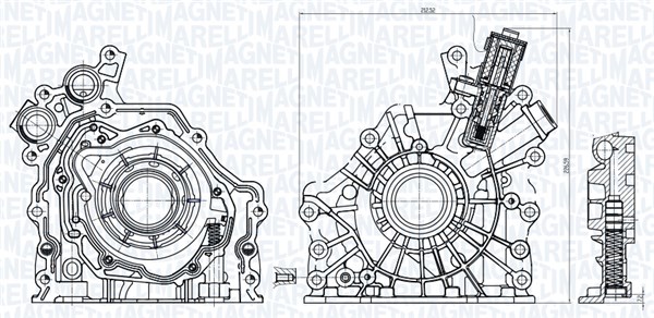 351516000084, Ölpumpe, MAGNETI MARELLI, 1614411380, 2012650, 3645858, GM5Q6600AA, GM5Q-6600-AA, 7.07919.15.0, LP2390, MOTOP8388, OP415