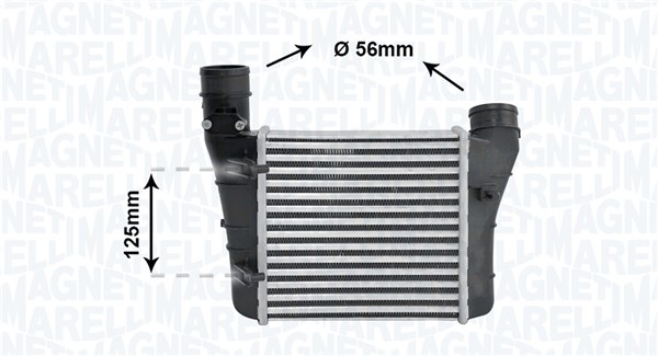 351319204860, Charge Air Cooler, MAGNETI MARELLI, 8E0145805AA, 8E0145805T, 03004333, 0710.3105, 30251, 702.069, 818669, 8ML376899-121, 96549, AIA4333, CI426000S