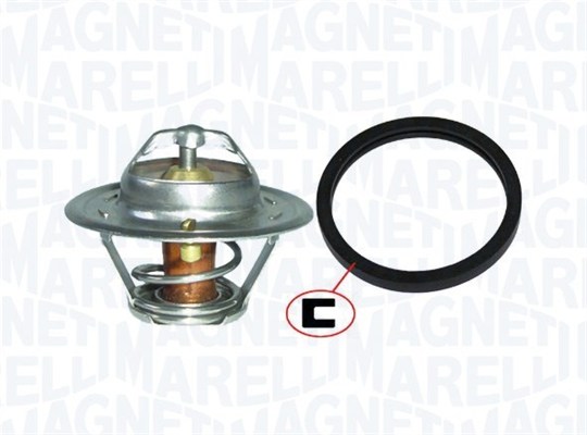 352317100410, Thermostat, Kühlmittel, MAGNETI MARELLI, 4828120, 602687, 75000, 8970391860, 98498831, GTS104, 7303174, 75619, ETC4763, 98450800, 1.071.83.305, 200-82J, 218.82, 3116.82D, 725135, 7.8334, QTH396, TH12782G1, TH5700.82J, 7.8667