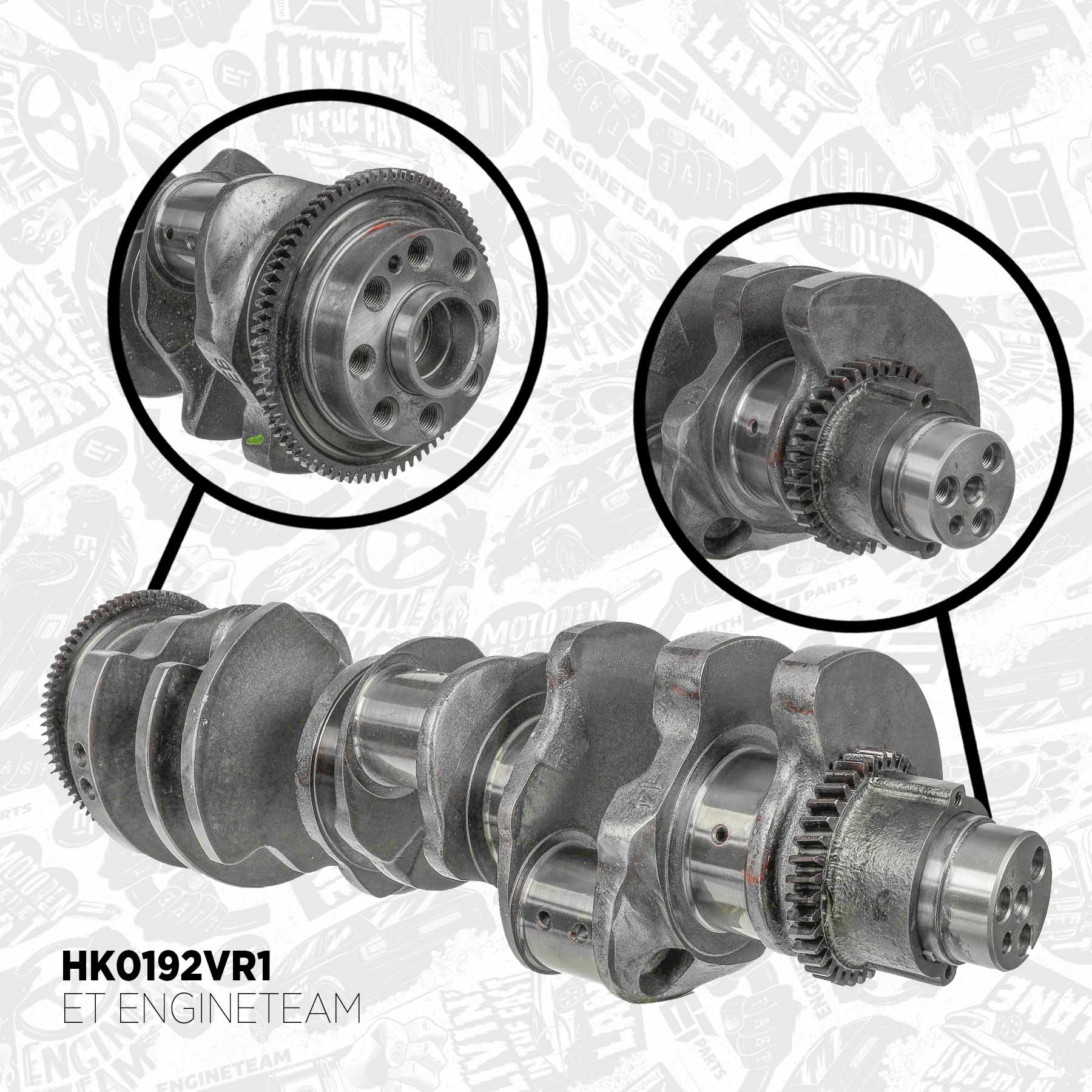 Crankshaft HK0198 ET 1101151010, 1101151010, 11071