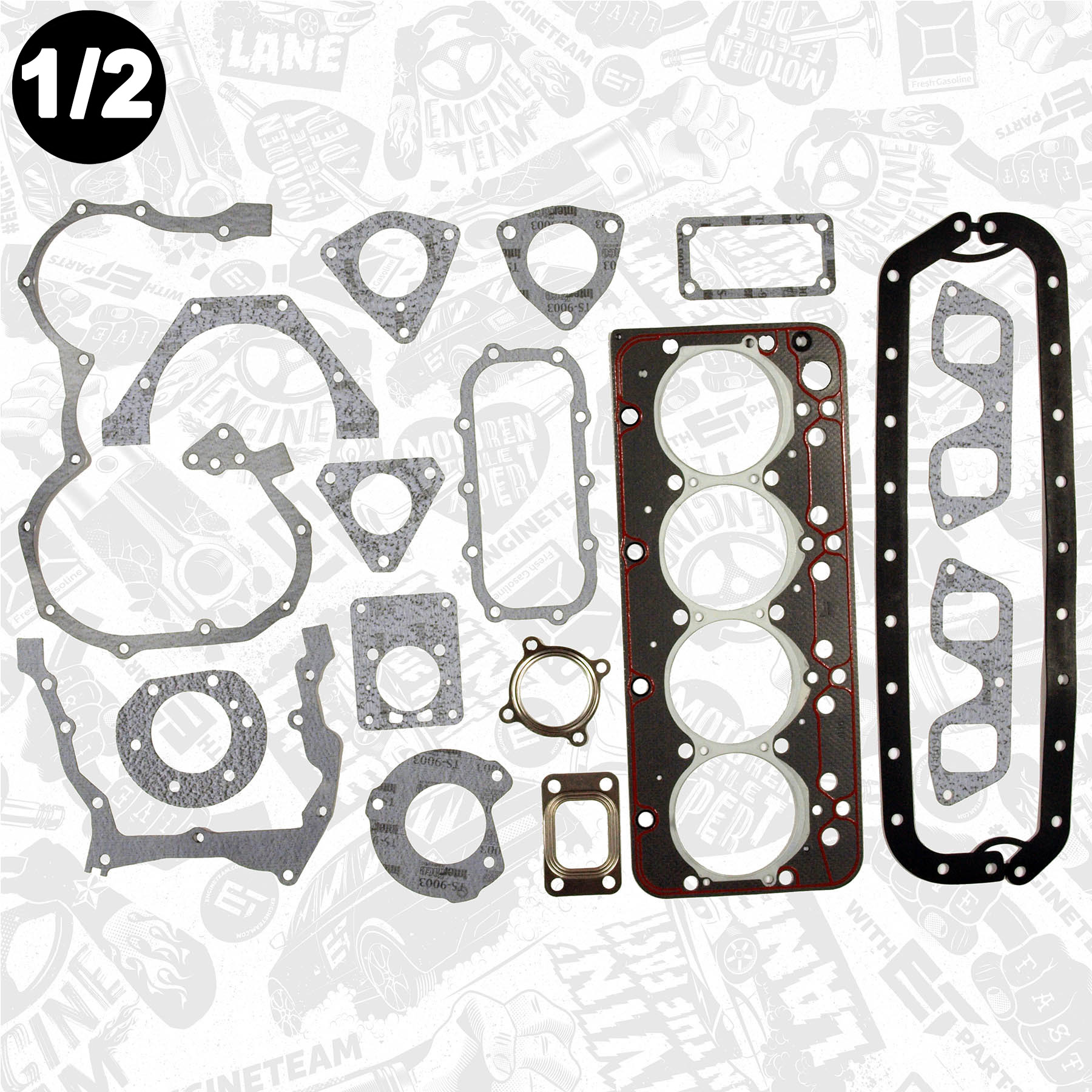Full Gasket Set, engine TS0001 ET 1907938 K